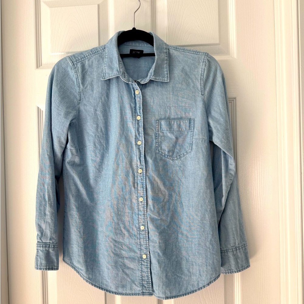 J. Crew Light Blue Casual Shirt